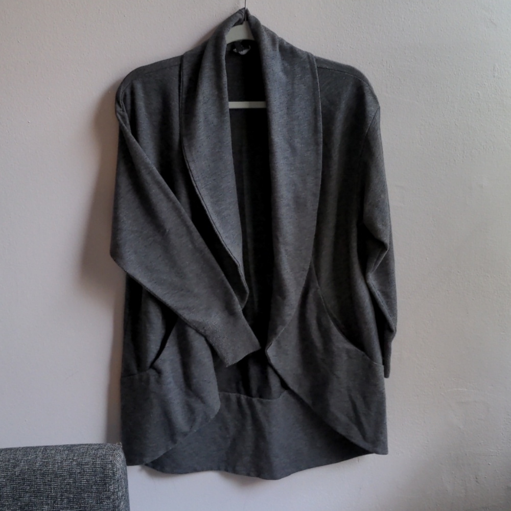 Theory grey cardigan